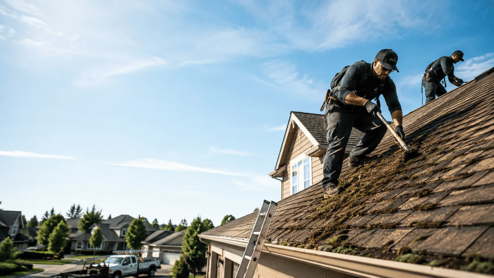 Roof Moss Removal in Du Bois, IL near me